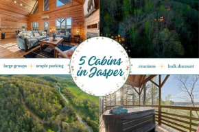 Five Cabins in Jasper - Perfect For Large Groups!